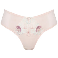 Soft Mesh Thong Panty Bisquit