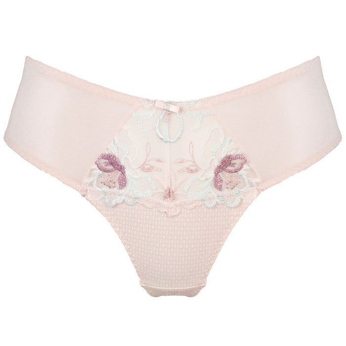 Soft Mesh Thong Panty Bisquit