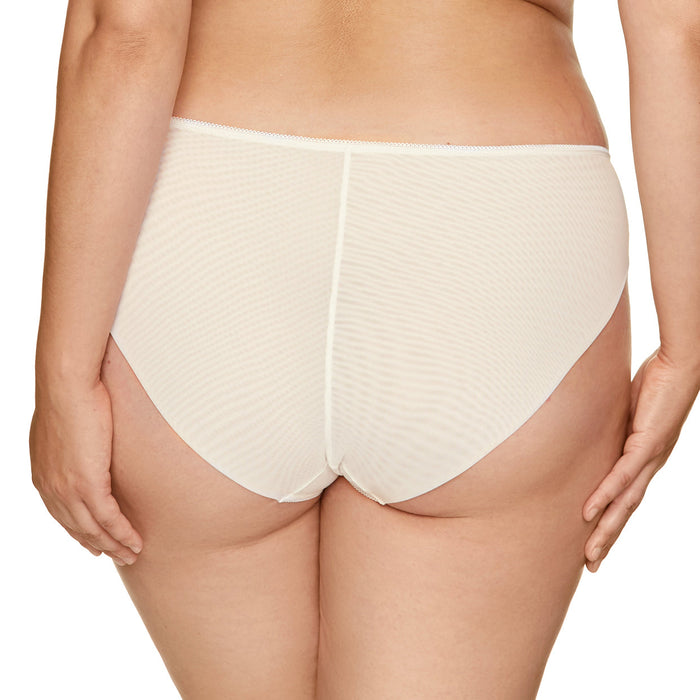 Semi Sheer Mid Rise Bikini Panty Gorteks Calypso