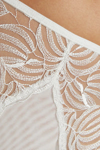 Sheer Mesh Floral Bikini Panties Gorteks Cherie