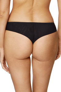 Sheer Mesh Thong Panty Gorteks Coco Black