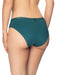 Back view of Conturelle Bloomy Days Lace Midi Brief Panty 810852 in green, showcasing smooth fabric and mid-rise cut. Available at Lavinia Lingerie.