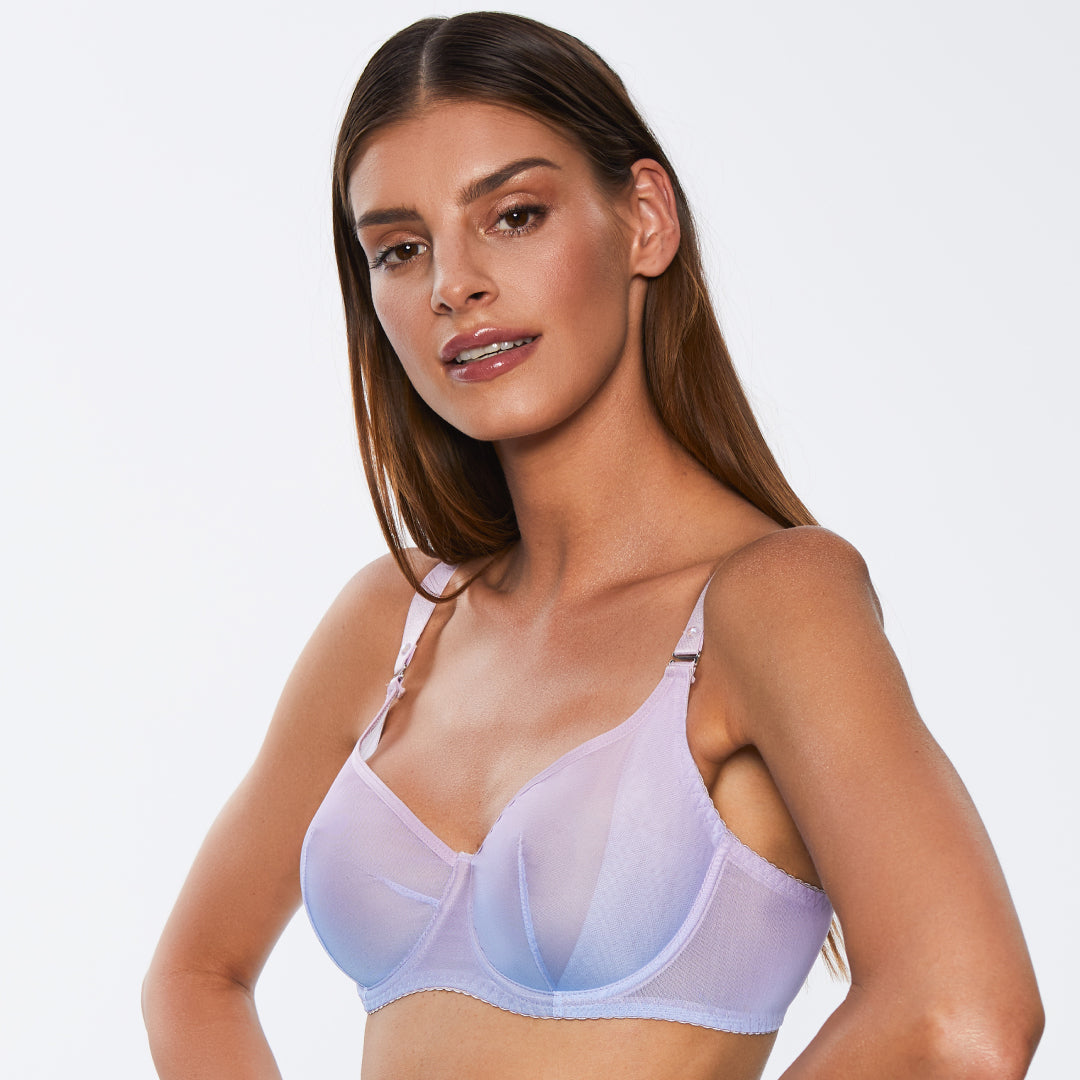 Sheer Soft Balconette Bra Kinga Digital