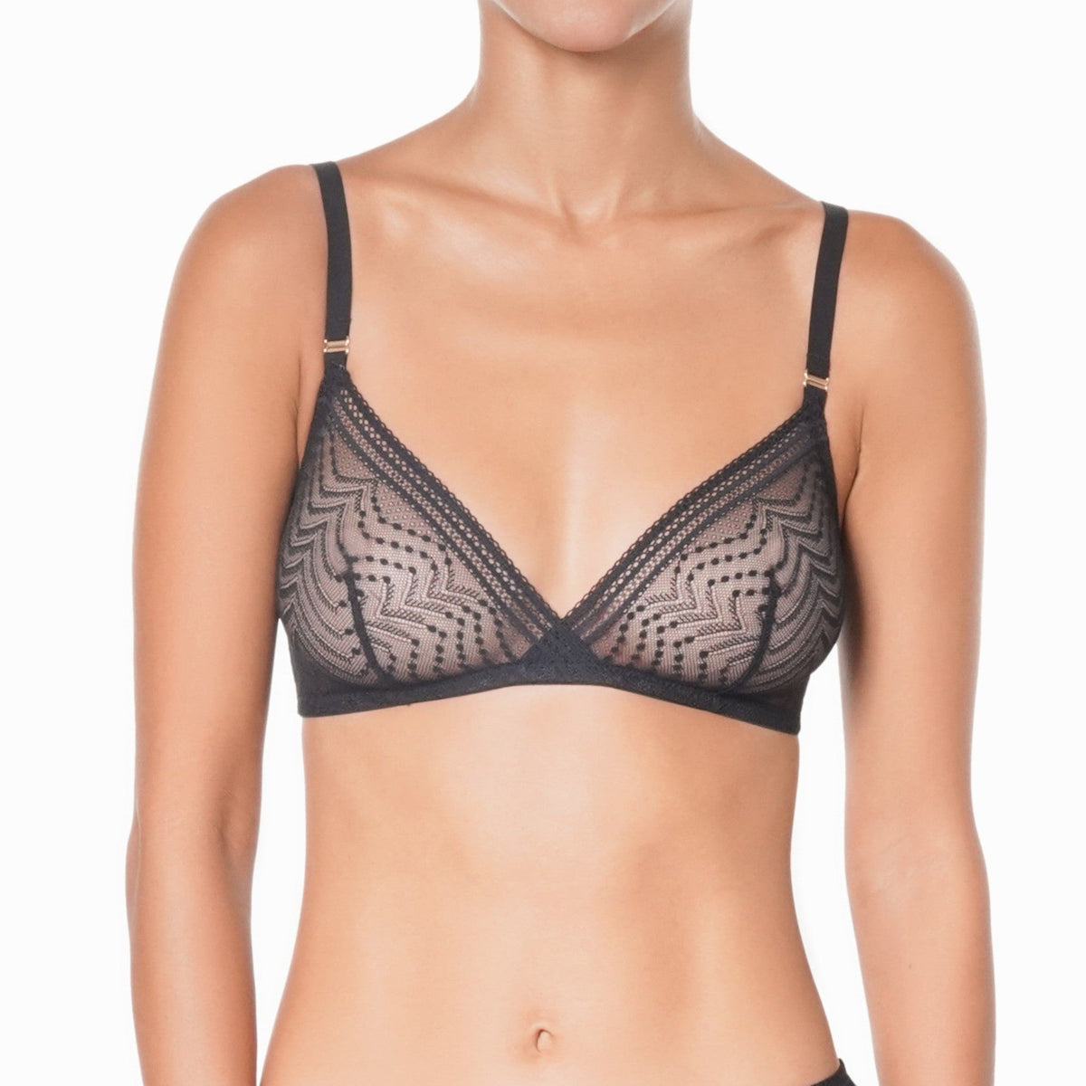 Huit - Eclatante Noir - Wireless Bralette