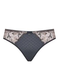 Soft breathable lace of embroidered Brazilian panty Samanta Eliza