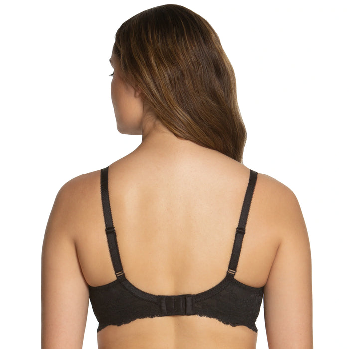 Everyday Hidden Underwire Seamless Lace Minimizer Lena Black