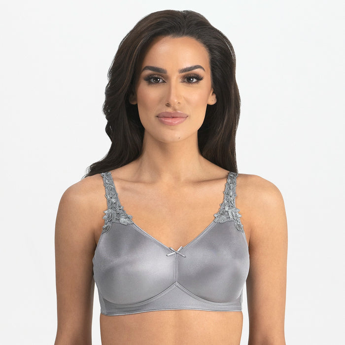 Dominique Mystique Seamless Unlined Minimizer Bra 30D, Grey Smoke at   Women's Clothing store
