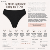 Huit - ☁️ Lightweight Microfiber FOS-J14 Thong