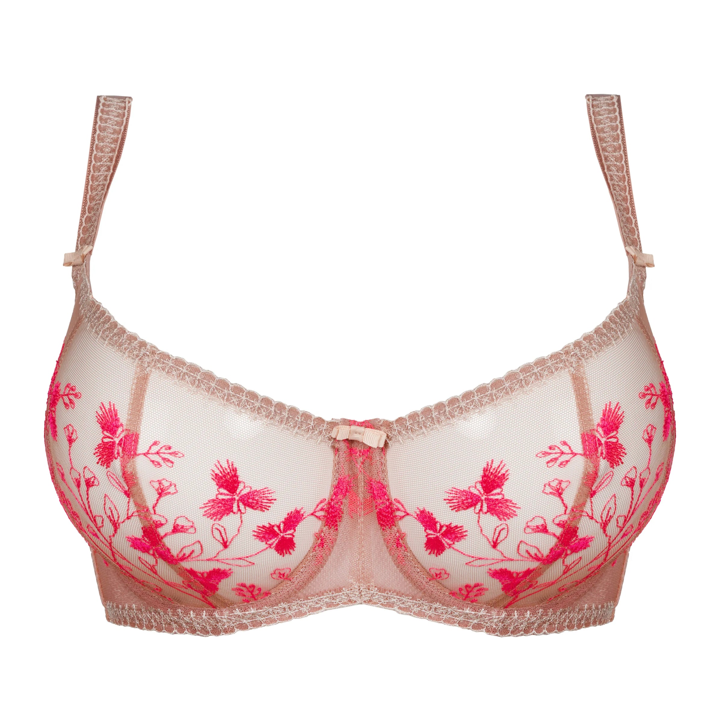 Sheer Balconette Underwire Bra Flirt