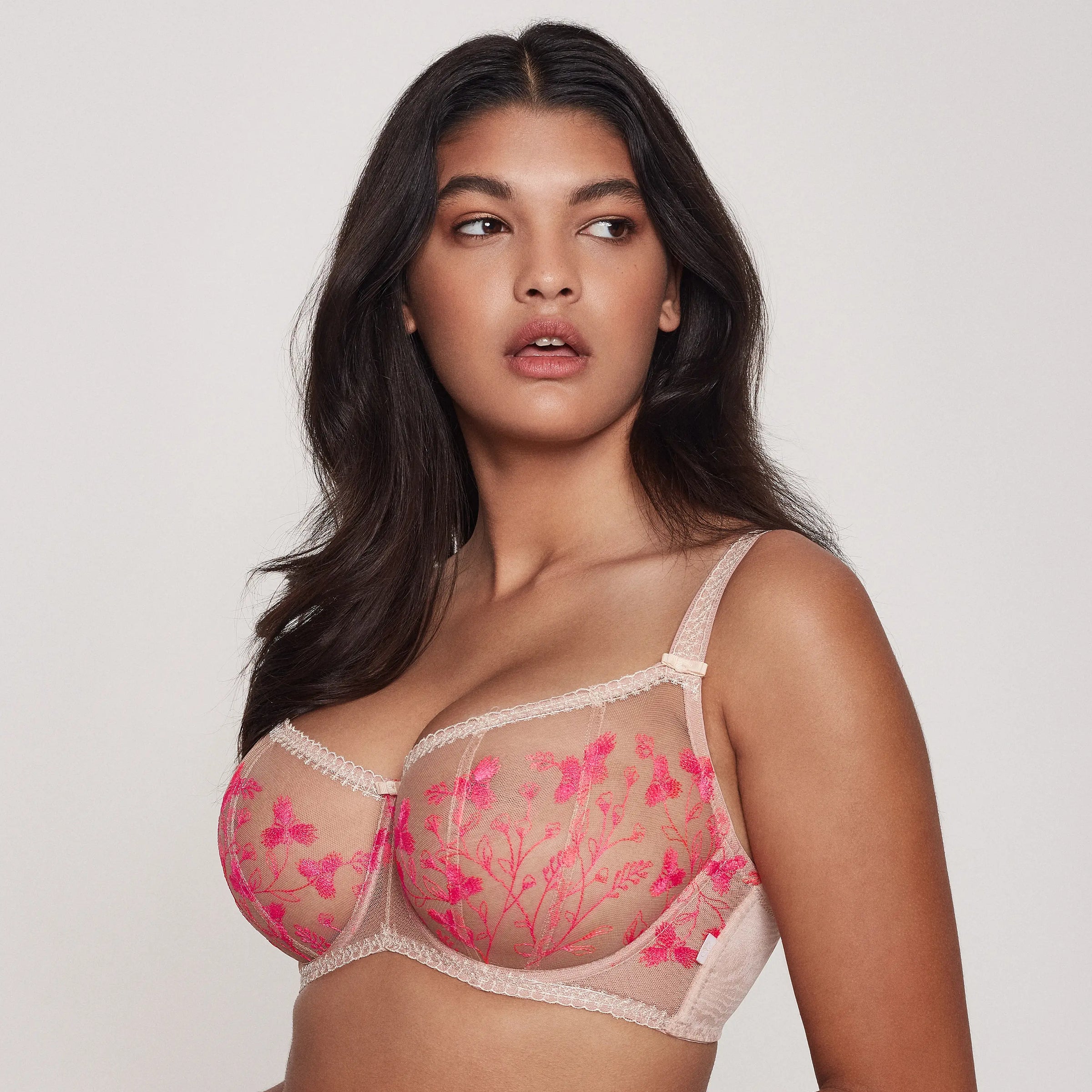 Sheer Balconette Underwire Bra Flirt