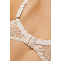 Sheer Lace Underwire Bra Gorteks Gabi Beige