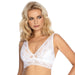 Sheer Lace Wireless Bralette Bridal White Lingerie 