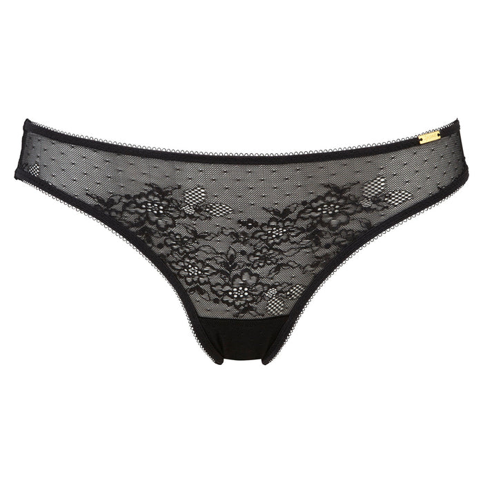 Gossard Glossies Lace Black Bikini Panty