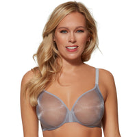 Gossard Glossies Silver Sexy Sheer Molded Bra 6271