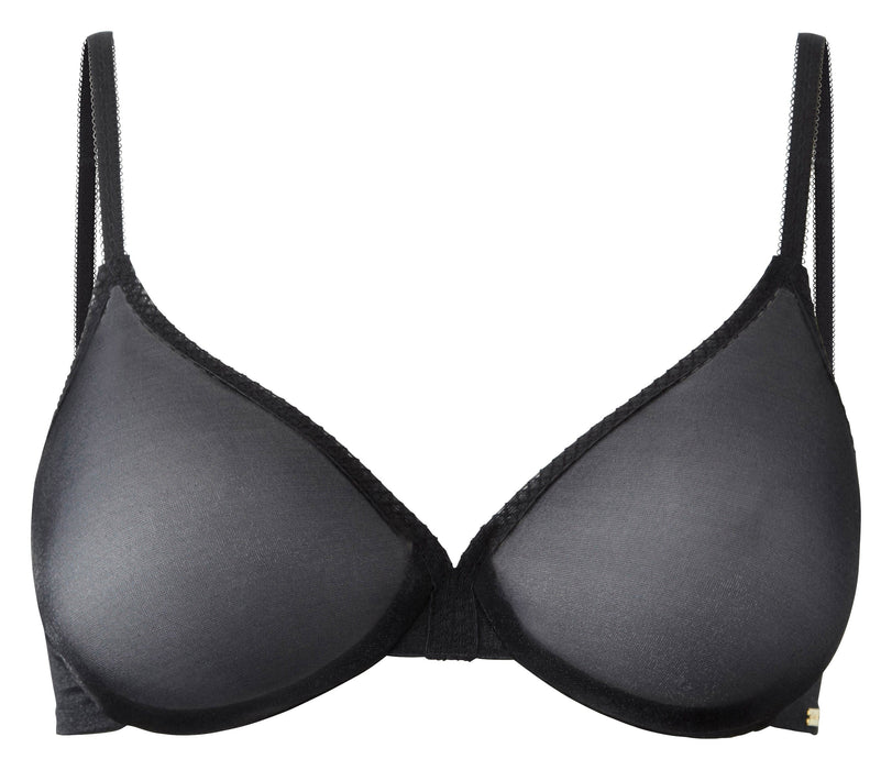 Sheer Molded Bra Gossard Glossies Black