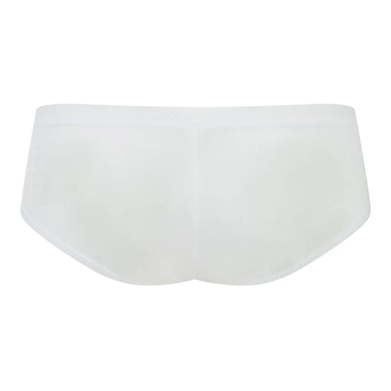 Gossard Glossies White Sheer See Through Shorts Panty
