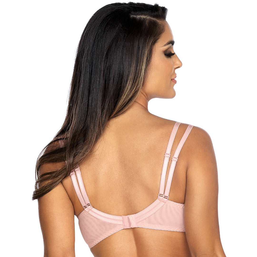Mesh Balconette Bra Axami back view