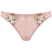Transparent Mesh String Panty Axami Copper Rose Pink