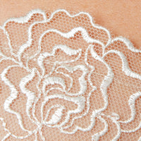 Sexy Sheer Mesh Embroidery Balconette Bra