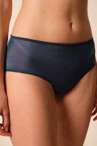 Gossard Glossies Shadow Blue Sheer Short Panty
