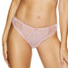 Sheer Mesh Embroidered Thongs Gorteks Harmony Pink Underwear
