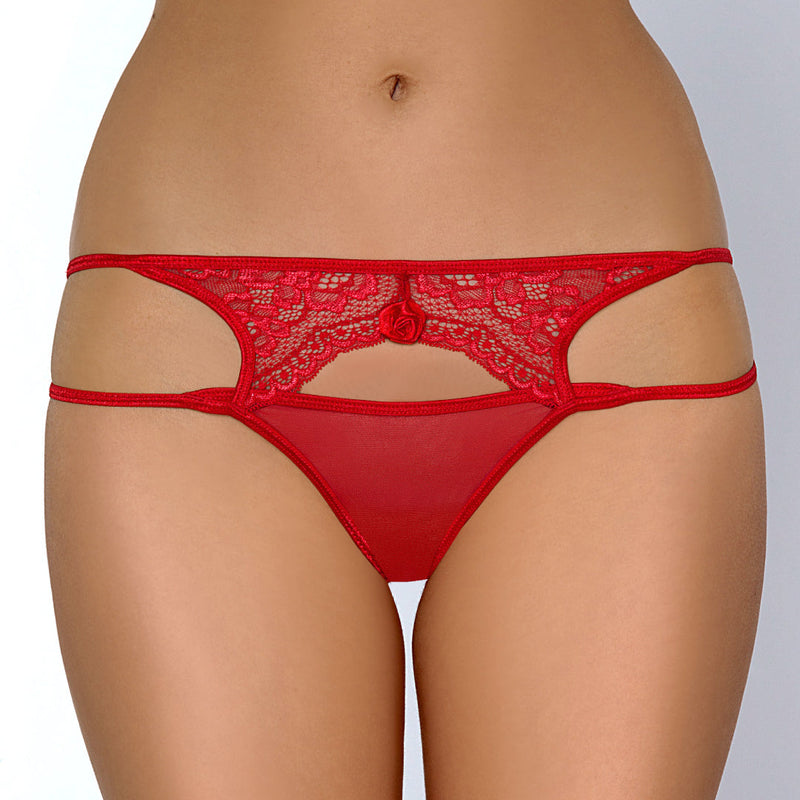 Axami V-6728 Sexy String Thong Red Lingerie