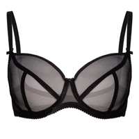 Sheer See Through Full Figure Bra Janette