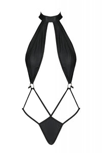 Sexy Halter Bodysuit Black Intimates