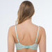 Sheer Bra Green Lingerie back view