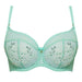 Sheer Full Cup Bra Green Lingerie