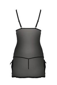 Sheer Babydoll Black Lingerie Set