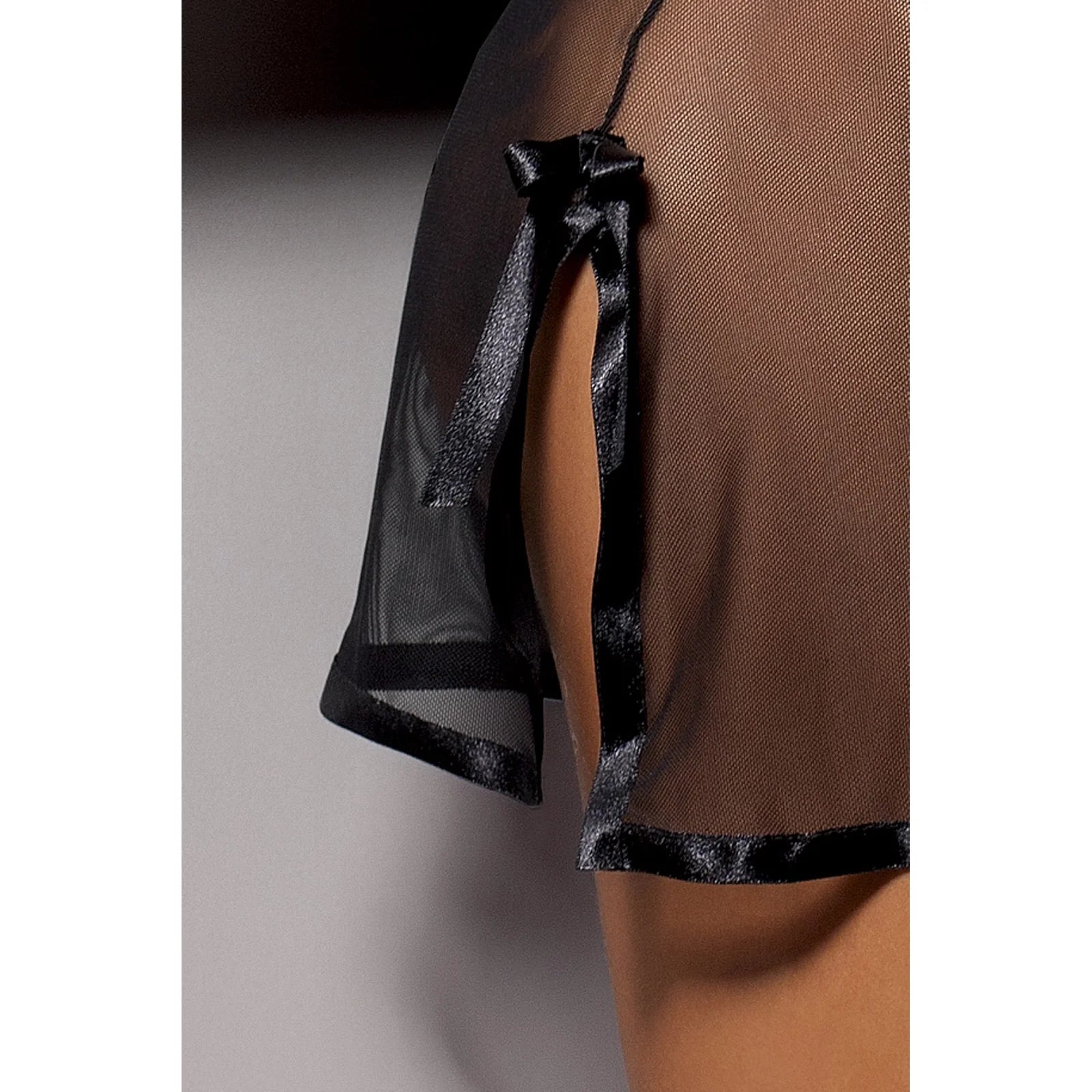 Sexy Sheer Mesh Chemise Black Intimates