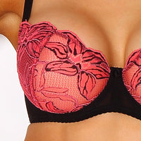 Sexy Sheer Lace Demi Cup Bra Paripari La Furia