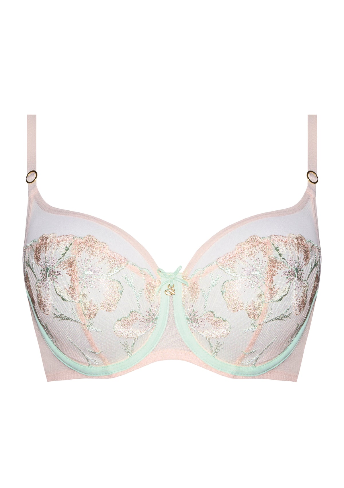 Samanta Lena Powder Rose Balconette Bra