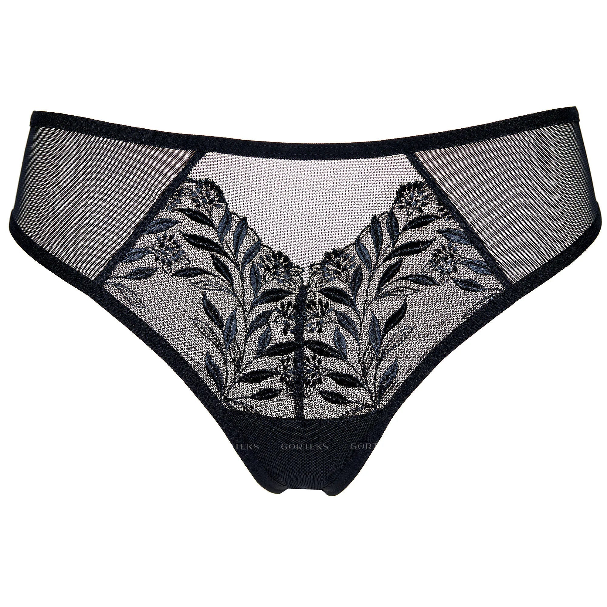Gorteks Libby Sheer Mid Rise Bikini Panty