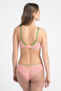 Samanta Lilly Hibiscus Sheer Brazilian Panty