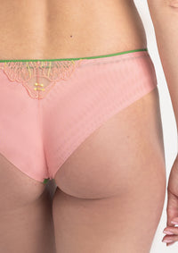 Samanta Lilly Hibiscus Sheer Brazilian Panty