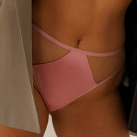 Invisible Soft Thong Panty Kinga Lou Pink