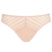 Sheer Striped Bikini Panty Gorteks Luna Blush