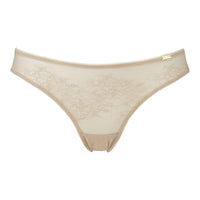 Gossard Glossies Lace Nude Sheer Thong Panty