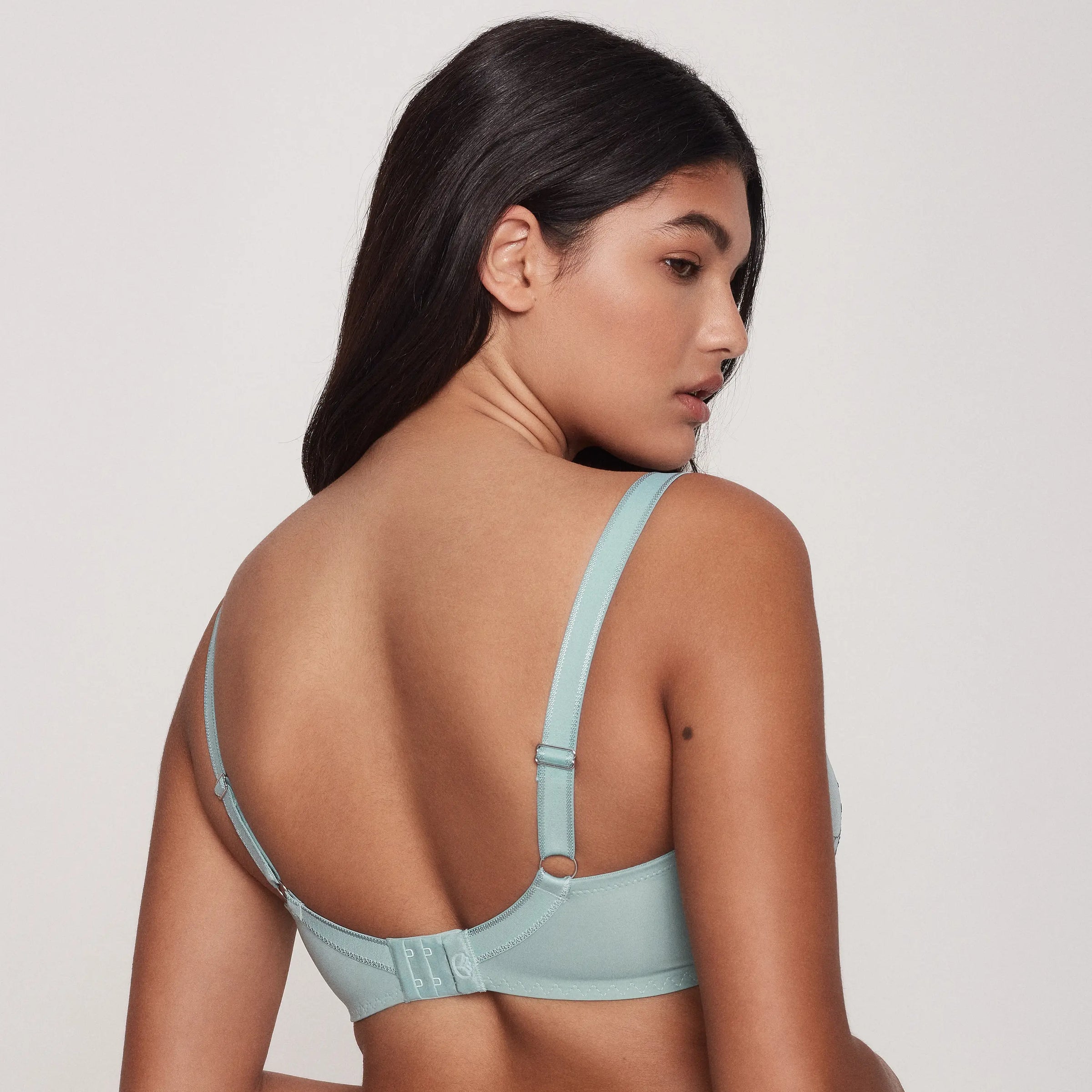 Sheer Embroidery Balconette Bra Laurel