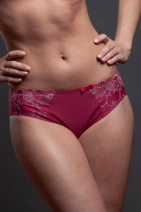 Lavinia Sweet Raspberry Soft Cotton Bikini Panty