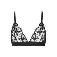 Huit - Lettre d'Amour Bralette - Black