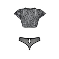 Soft Sheer Lace Top & Bikini Set Passion Eco Leafa