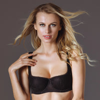 Lace Balconette Bra Black Lingerie