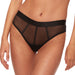 Sheer Mesh Brazilian Panty Kinga Mist Black Lingerie