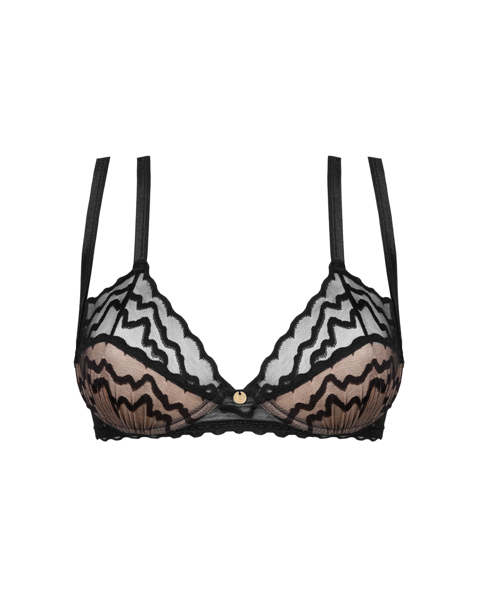 Sheer Demi Cup Underwire Bra Obsessive Arienna