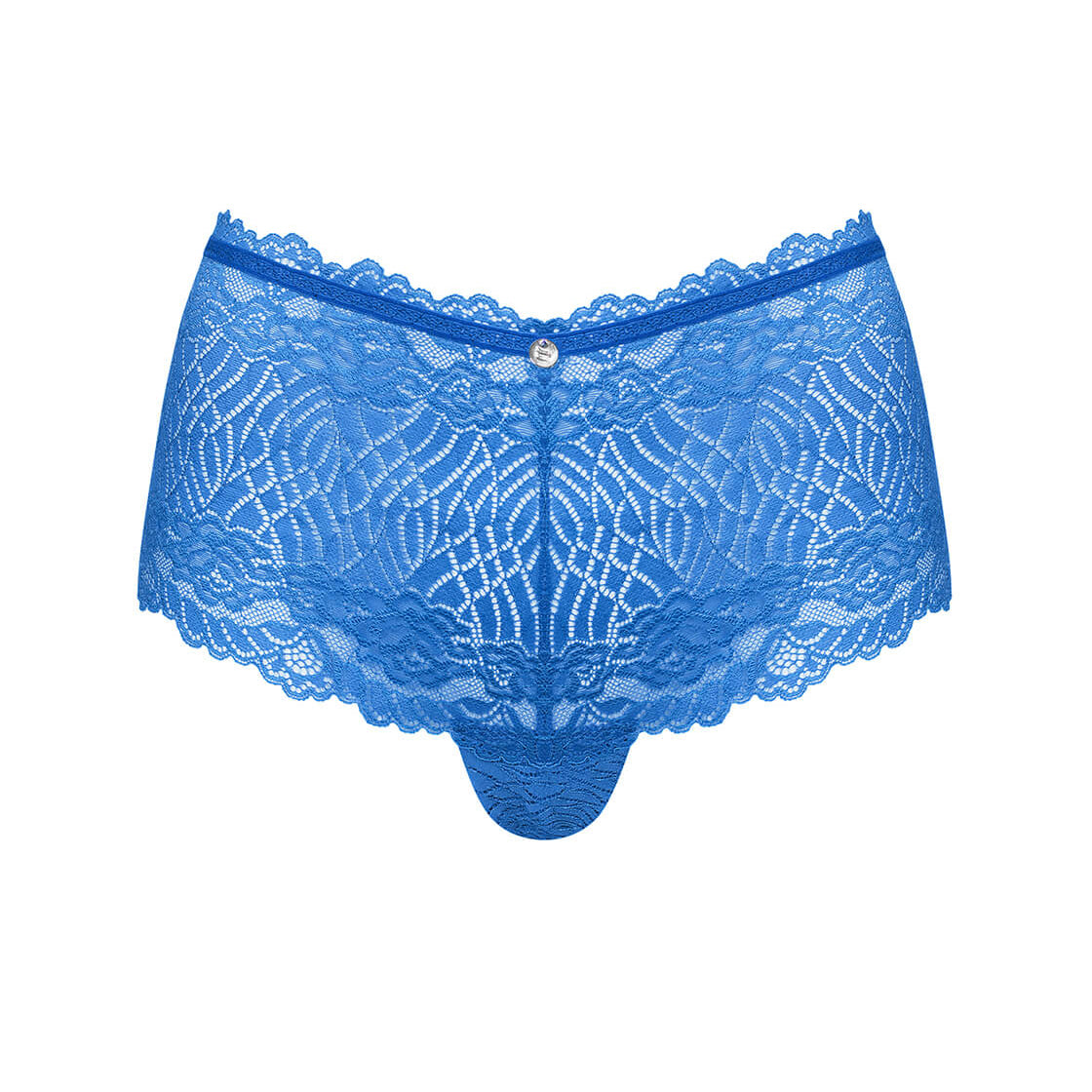 Seductive Lace Peek-A-Boo Shorties Panty Obsessive Bluellia