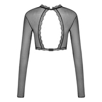 Sexy Fishnet Open Cup Top Obsessive Mibelia