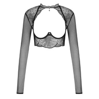 Sexy Fishnet Open Cup Top Obsessive Mibelia